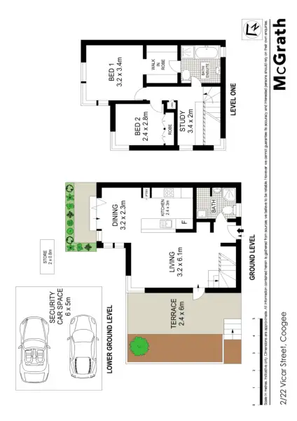 Floorplan of Homely house listing, 2/22 Vicar Street, Coogee NSW 2034