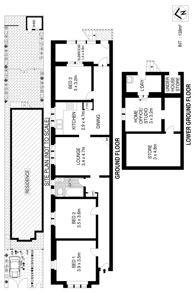 Floorplan of Homely house listing, 11A Melody Street, Coogee NSW 2034