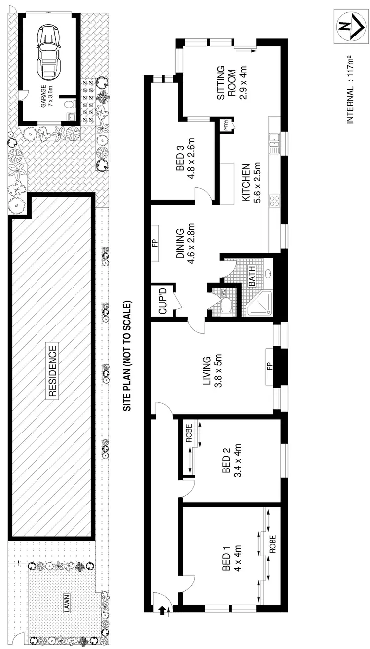 Floorplan of Homely house listing, 84 Mount Street, Coogee NSW 2034
