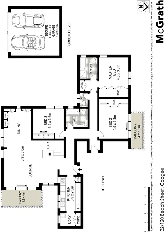 Floorplan of Homely apartment listing, 22/120 Beach Street, Coogee NSW 2034