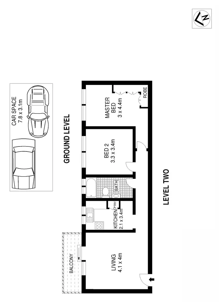 Floorplan of Homely apartment listing, 4/37 Byron Street, Coogee NSW 2034