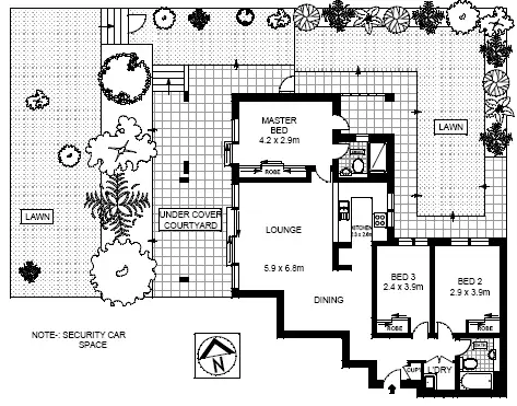 Floorplan of Homely apartment listing, 6/13 Hill Street, Coogee NSW 2034