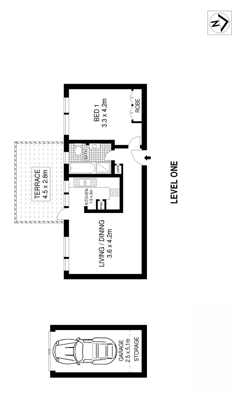 Floorplan of Homely apartment listing, 5/36 Ocean Street, Clovelly NSW 2031