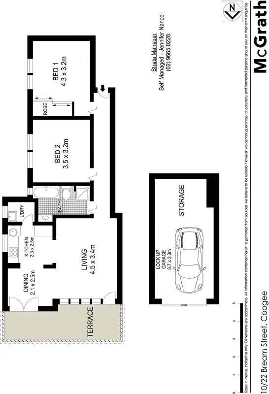 Floorplan of Homely apartment listing, 10/22 Bream Street, Coogee NSW 2034