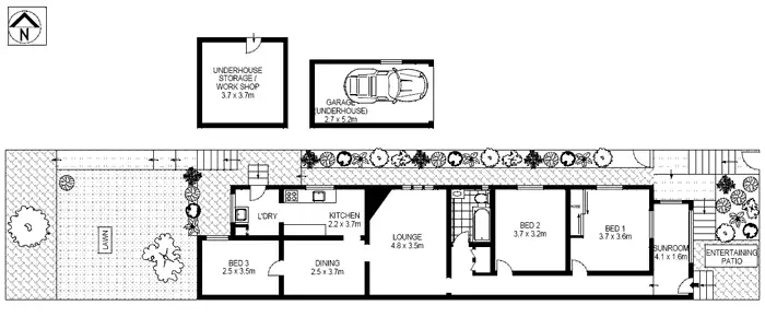 Floorplan of Homely house listing, 30 Knox Street, Clovelly NSW 2031
