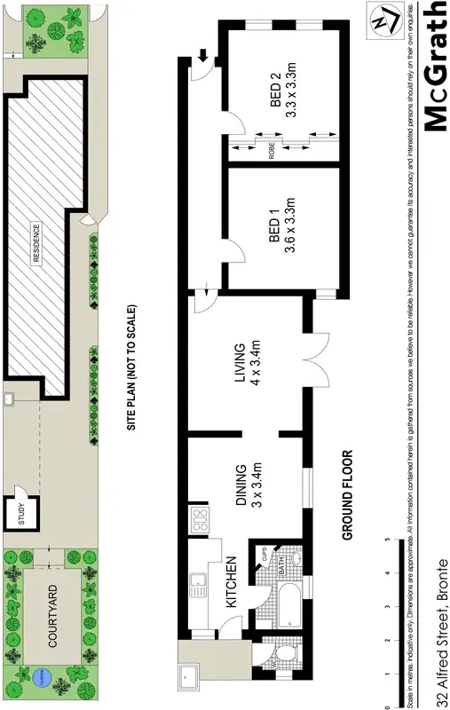 Floorplan of Homely house listing, 32 Alfred Street, Bronte NSW 2024