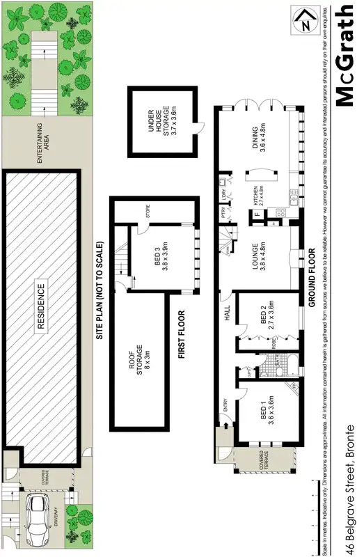 Floorplan of Homely house listing, 46 Belgrave Street, Bronte NSW 2024