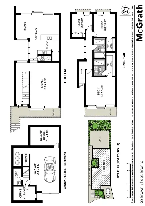 Floorplan of Homely house listing, 38 Brown Street, Bronte NSW 2024