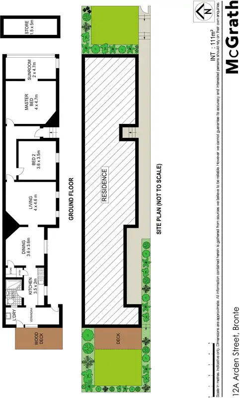 Floorplan of Homely house listing, 12A Arden Street, Bronte NSW 2024