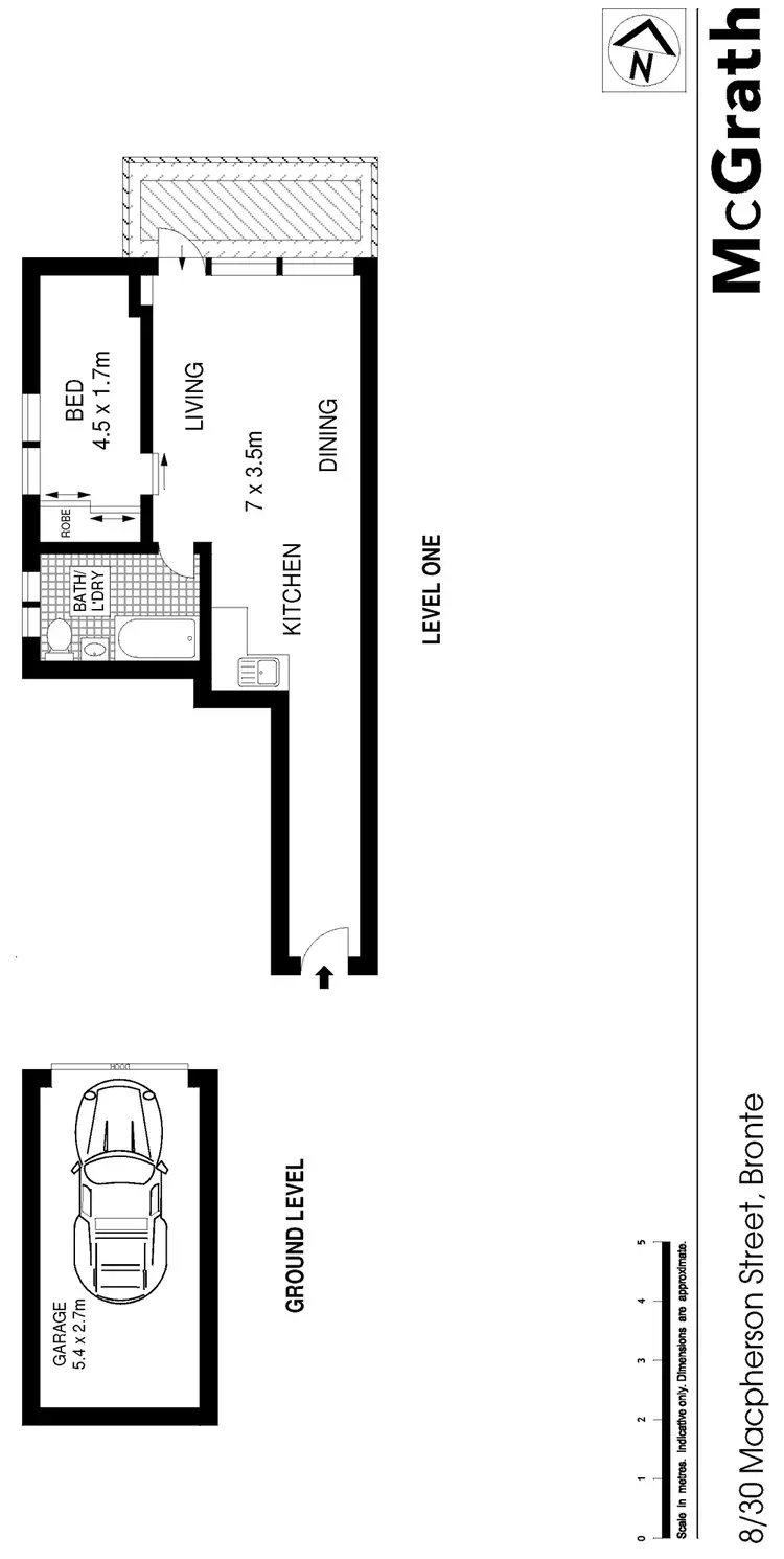 Floorplan of Homely apartment listing, 8/30 Macpherson Street, Bronte NSW 2024