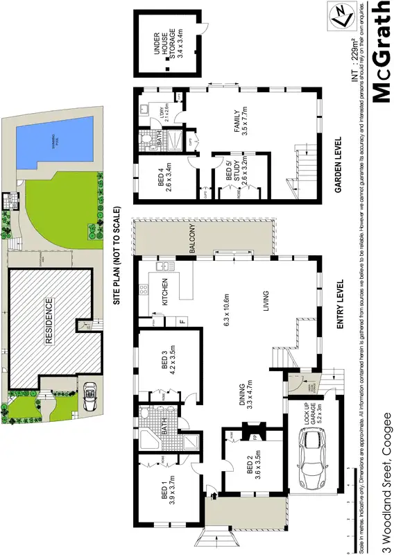 Floorplan of Homely house listing, 3 Woodland Street, Coogee NSW 2034