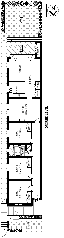 Floorplan of Homely house listing, 25 Gipps Street, Bronte NSW 2024