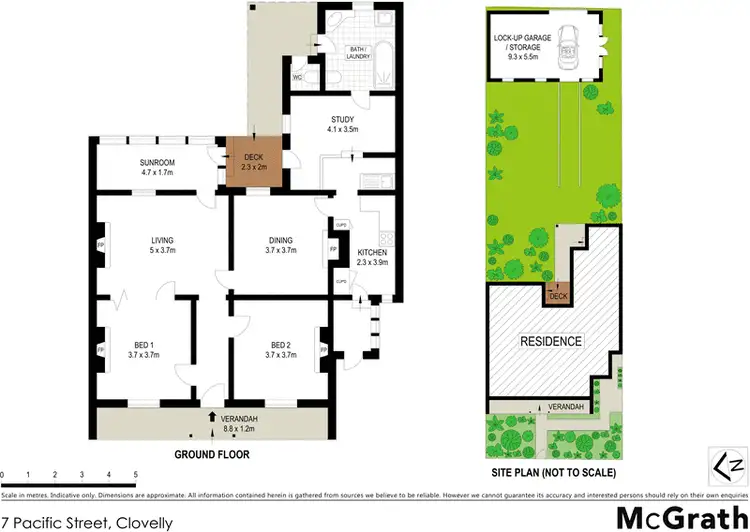 Floorplan of Homely house listing, 7 Pacific Street, Clovelly NSW 2031