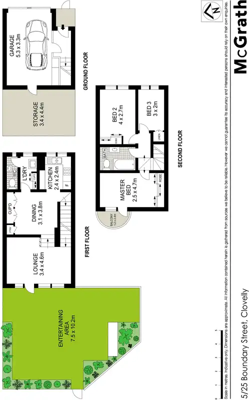 Floorplan of Homely apartment listing, 5/25 Boundary Street, Clovelly NSW 2031