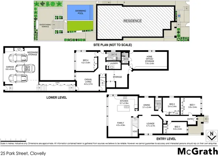 Floorplan of Homely house listing, 25 Park Street, Clovelly NSW 2031
