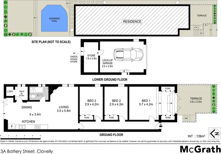 Floorplan of Homely house listing, 3A Battery Street, Clovelly NSW 2031