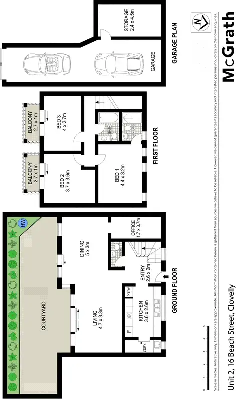 Floorplan of Homely apartment listing, 2/16 Beach Street, Clovelly NSW 2031