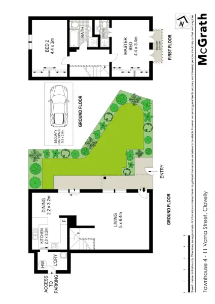 Floorplan of Homely house listing, 4/11 Varna Street, Clovelly NSW 2031