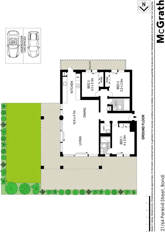 Floorplan of Homely apartment listing, 21/64 Penkivil Street, Bondi NSW 2026