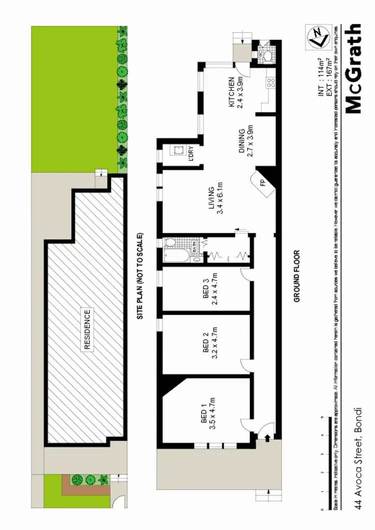 Floorplan of Homely house listing, 44 Avoca Street, Bondi NSW 2026