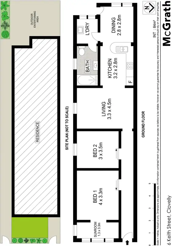Floorplan of Homely house listing, 6 Keith Street, Clovelly NSW 2031