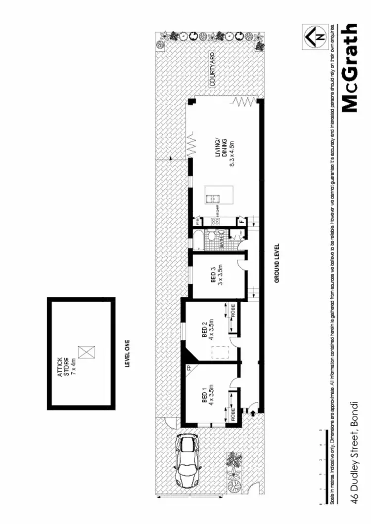 Floorplan of Homely house listing, 46 Dudley Street, Bondi NSW 2026