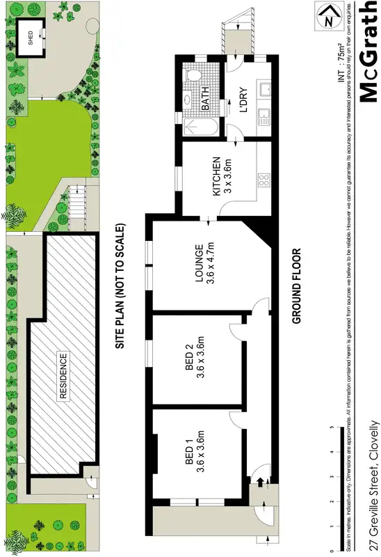 Floorplan of Homely house listing, 27 Greville Street, Clovelly NSW 2031