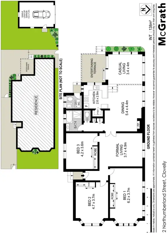 Floorplan of Homely house listing, 2 Northumberland Street, Clovelly NSW 2031
