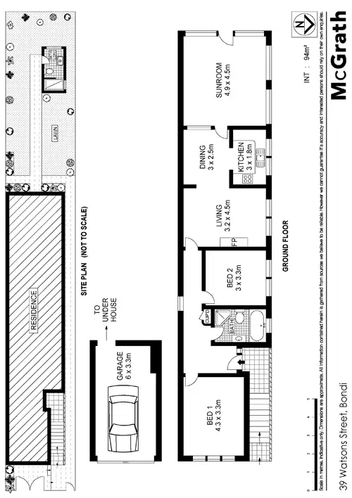 Floorplan of Homely house listing, 39 Watson Street, Bondi NSW 2026