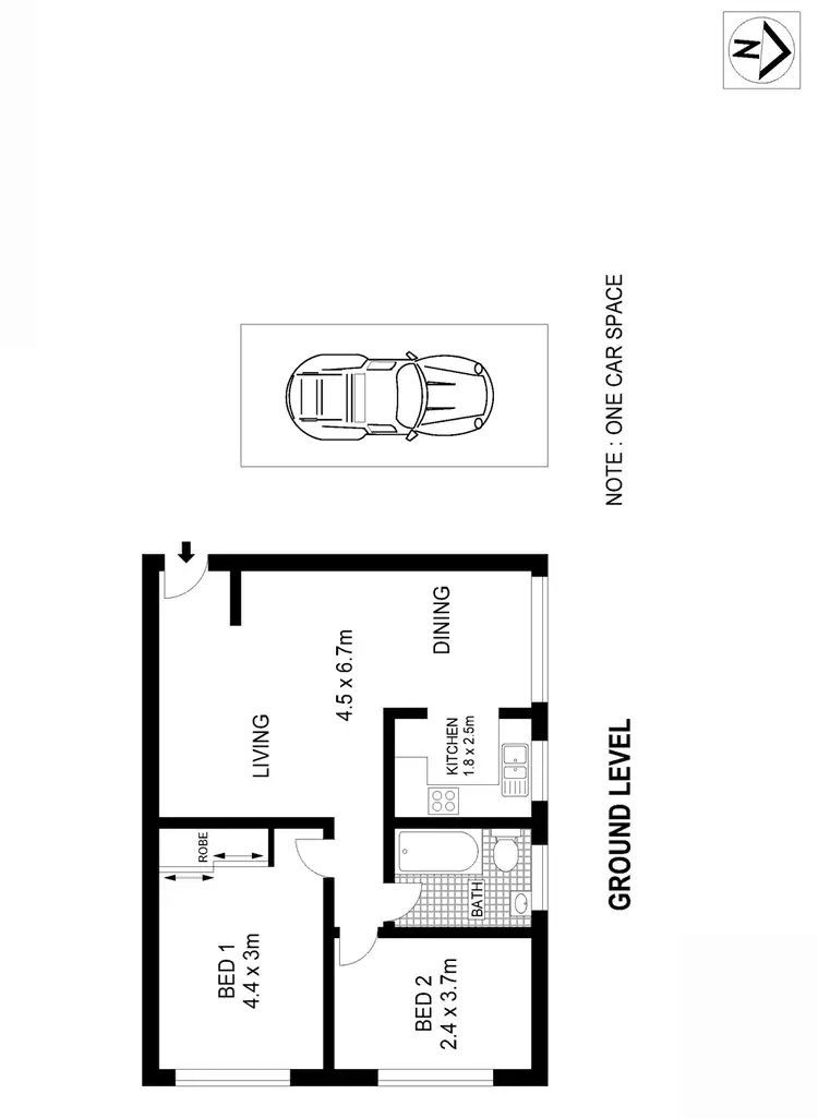Floorplan of Homely apartment listing, 3/26 Anglesea Street, Bondi NSW 2026