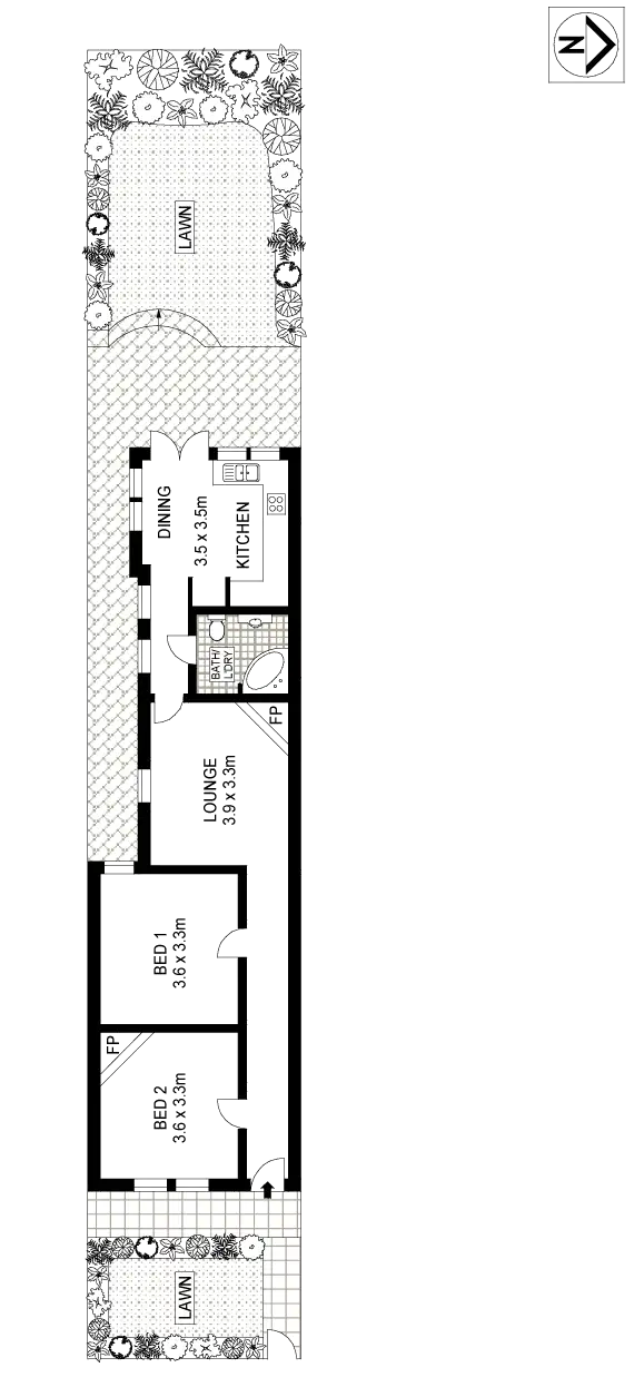 Floorplan of Homely house listing, 61 Avoca Street, Bondi NSW 2026