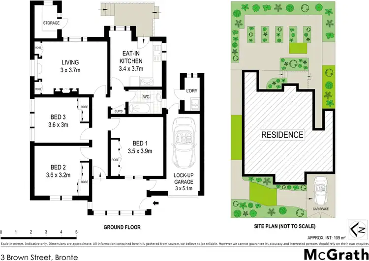 Floorplan of Homely house listing, 3 Brown Street, Bronte NSW 2024