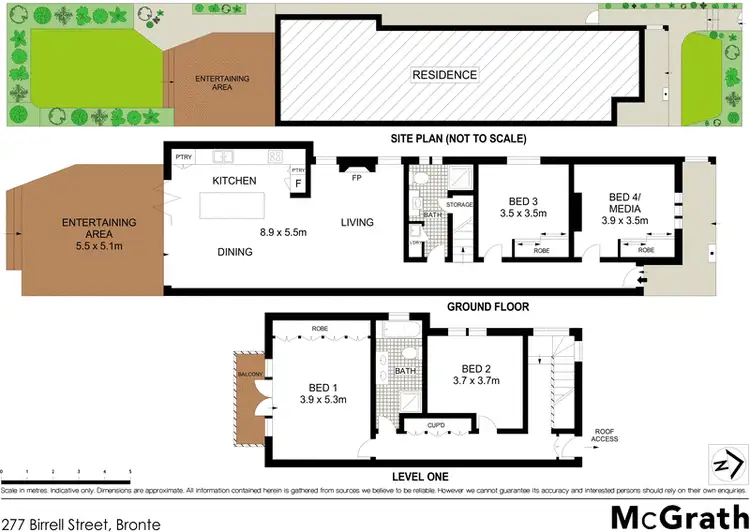 Floorplan of Homely house listing, 277 Birrell Street, Bronte NSW 2024