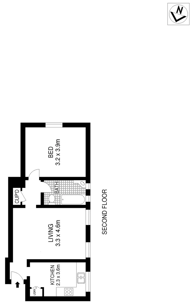 Floorplan of Homely apartment listing, 6/138 Edgecliff Road, Woollahra NSW 2025