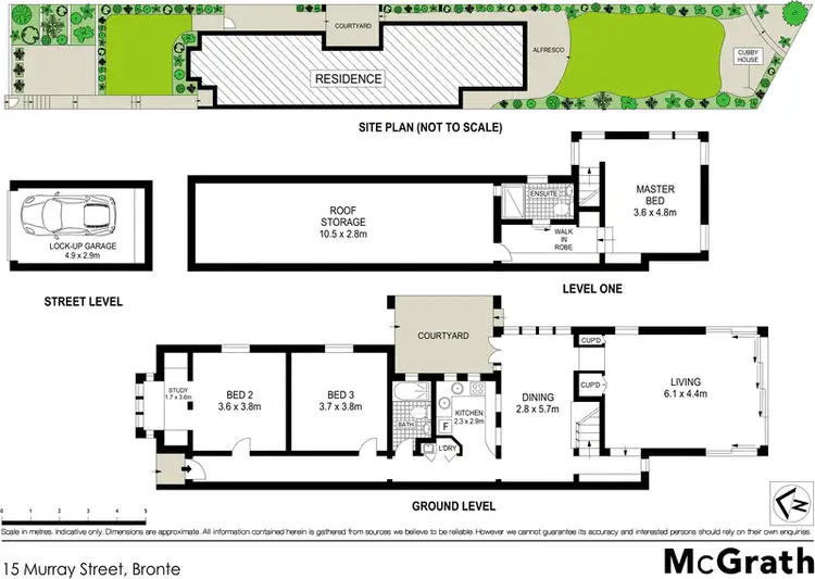 Floorplan of Homely house listing, 15 Murray Street, Bronte NSW 2024