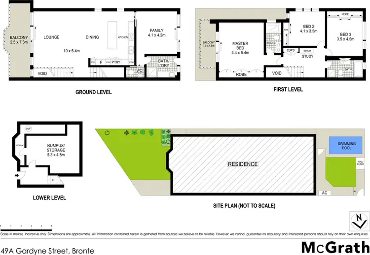 Floorplan of Homely house listing, 49A Gardyne Street, Bronte NSW 2024