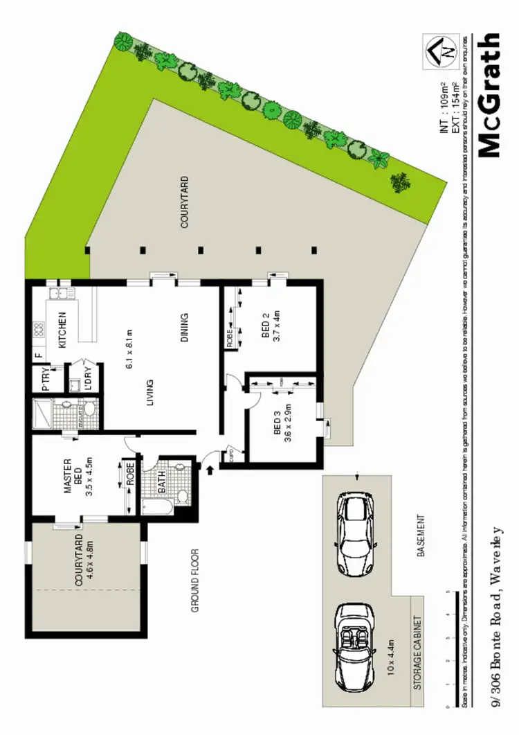 Floorplan of Homely apartment listing, 9/306 Bronte Road, Waverley NSW 2024