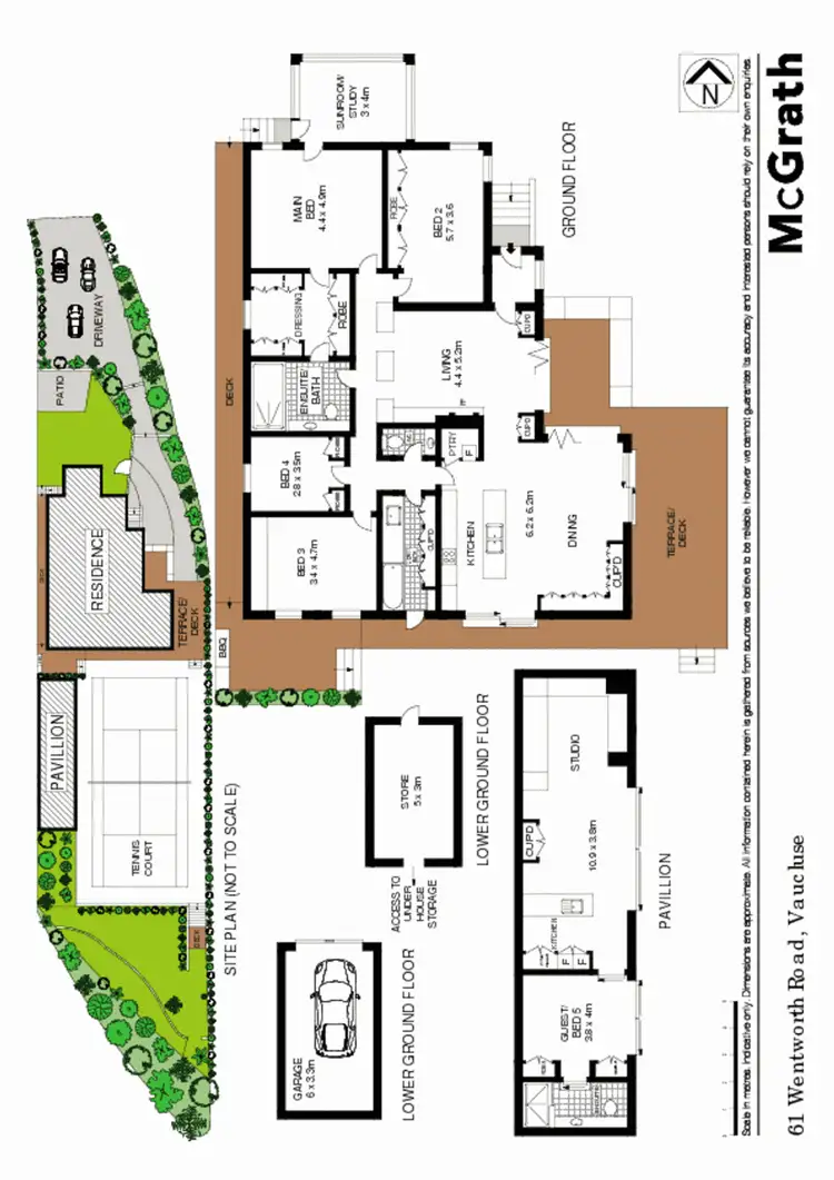 Floorplan of Homely house listing, 61 Wentworth Road, Vaucluse NSW 2030