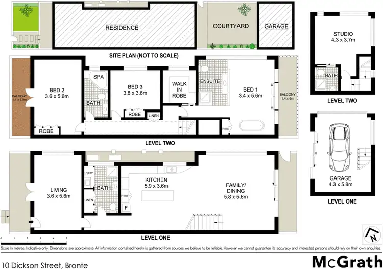 Floorplan of Homely house listing, 10 Dickson Street, Bronte NSW 2024