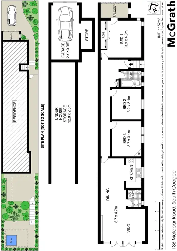Floorplan of Homely house listing, 186 Malabar Road, South Coogee NSW 2034