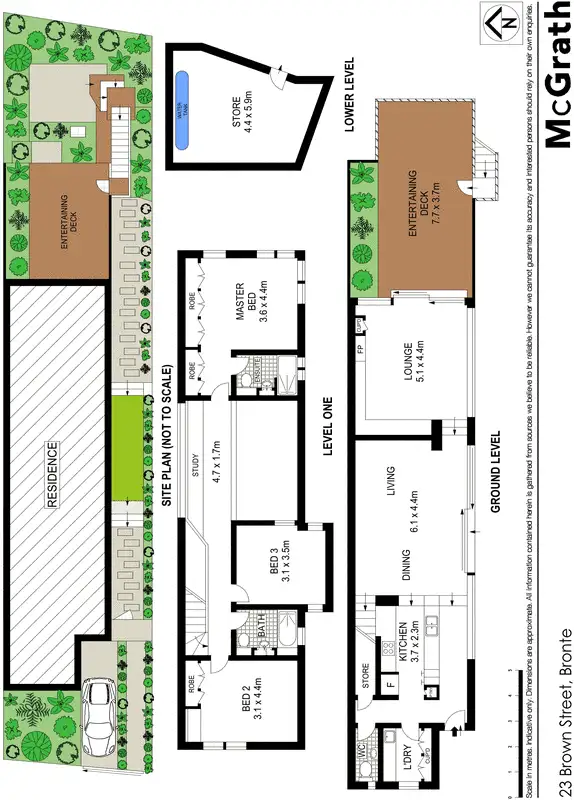 Floorplan of Homely house listing, 23 Brown Street, Bronte NSW 2024