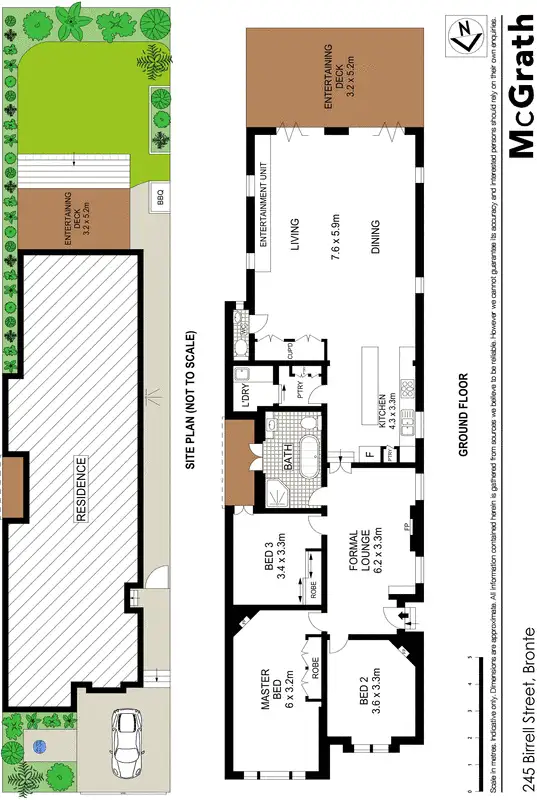 Floorplan of Homely house listing, 245 Birrell Street, Bronte NSW 2024