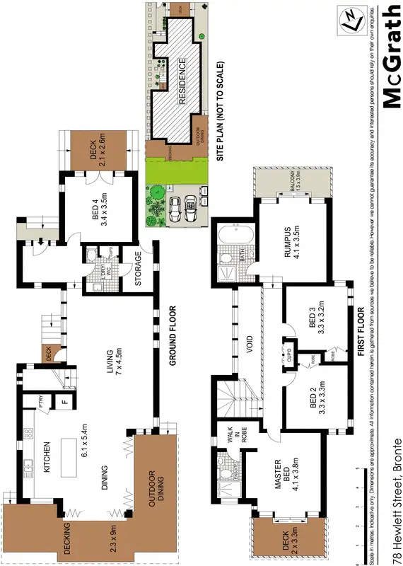 Floorplan of Homely house listing, 78 Hewlett Street, Bronte NSW 2024