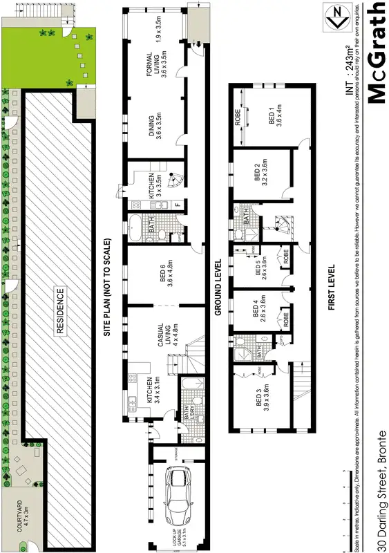 Floorplan of Homely house listing, 30 Darling Street, Bronte NSW 2024