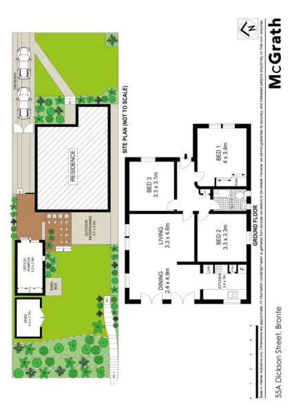 Floorplan of Homely house listing, 55a Dickson Street, Bronte NSW 2024