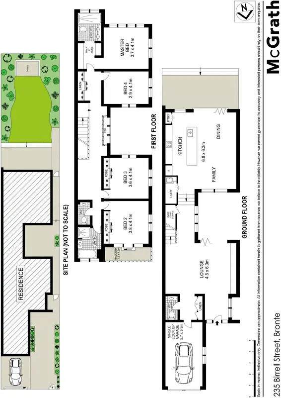 Floorplan of Homely house listing, 235 Birrell Street, Bronte NSW 2024