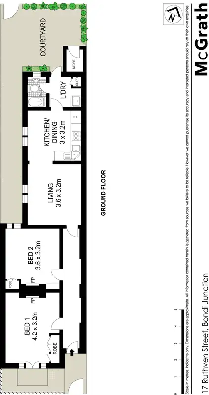 Floorplan of Homely house listing, 17 Ruthven Street, Bondi Junction NSW 2022