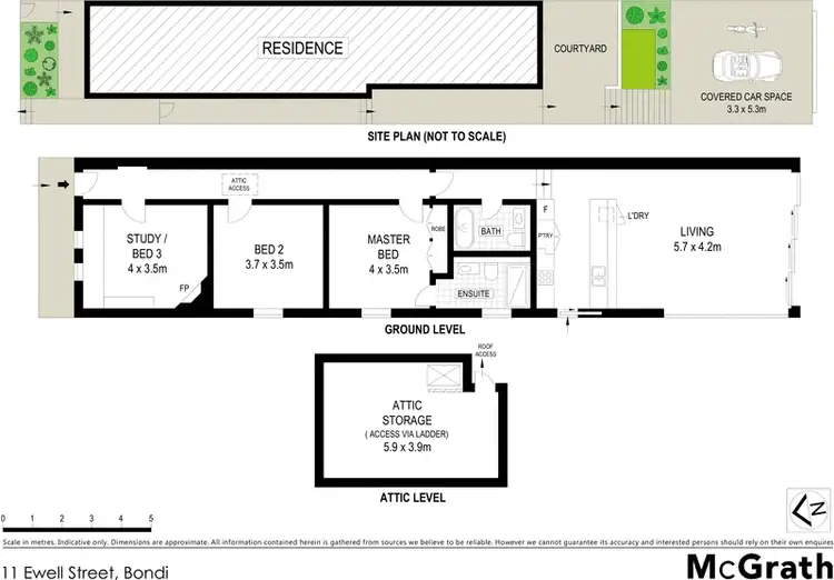 Floorplan of Homely house listing, 11 Ewell Street, Bondi NSW 2026