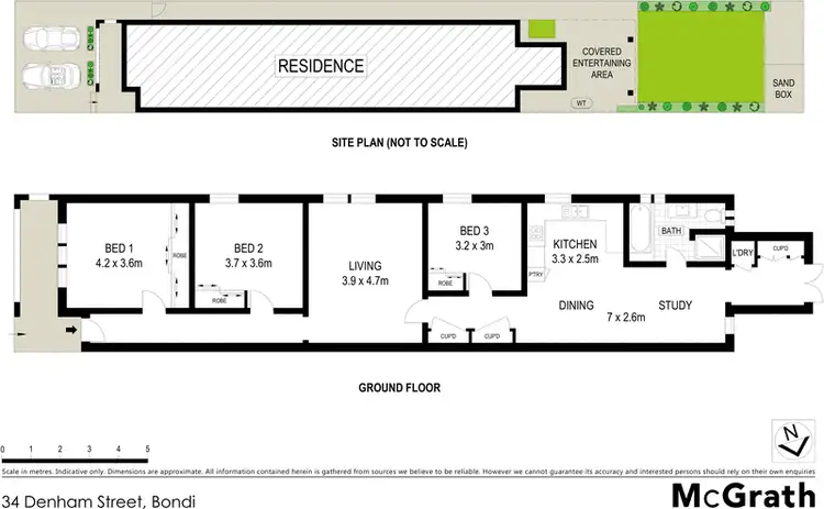 Floorplan of Homely house listing, 34 Denham Street, Bondi NSW 2026