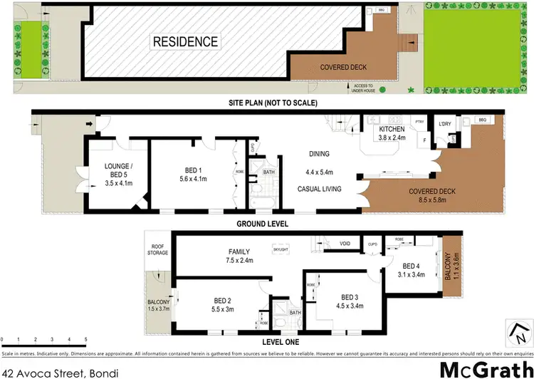 Floorplan of Homely house listing, 42 Avoca Street, Bondi NSW 2026